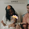 thumbnail image 5 of KAKOWELY Adornos de coronas de tela para celebraciones de cumpleaños, sombreros de corona de tela, sombreros de fiesta para cumpleaños de niños pequeños, 5 of 5