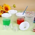 thumbnail image 4 of 24 Paquetes de Vasos de Pintura con Tapas para Niños, Vasos de Colores de Aprendizaje Antiderrames, Recipientes de Pintura Reutilizables con Tapas para Artistas Jóvenes, 4 of 5