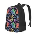 thumbnail image 1 of Balery Colorful Animals Mochila para hombre y mujer - Tela Oxford 600D resistente - Gran capacidad, resistente al agua, ideal para la escuela, viajes y senderismo, 1 of 6