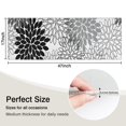 thumbnail image 5 of Black Floral and Petal Pattern Kitchen Rug Mat,Kitchen Runner Rugs Non Skid Washable,Decorative Kitchen Floor Mats for Kitchen,Sink,Laundry,17"X47", 5 of 5