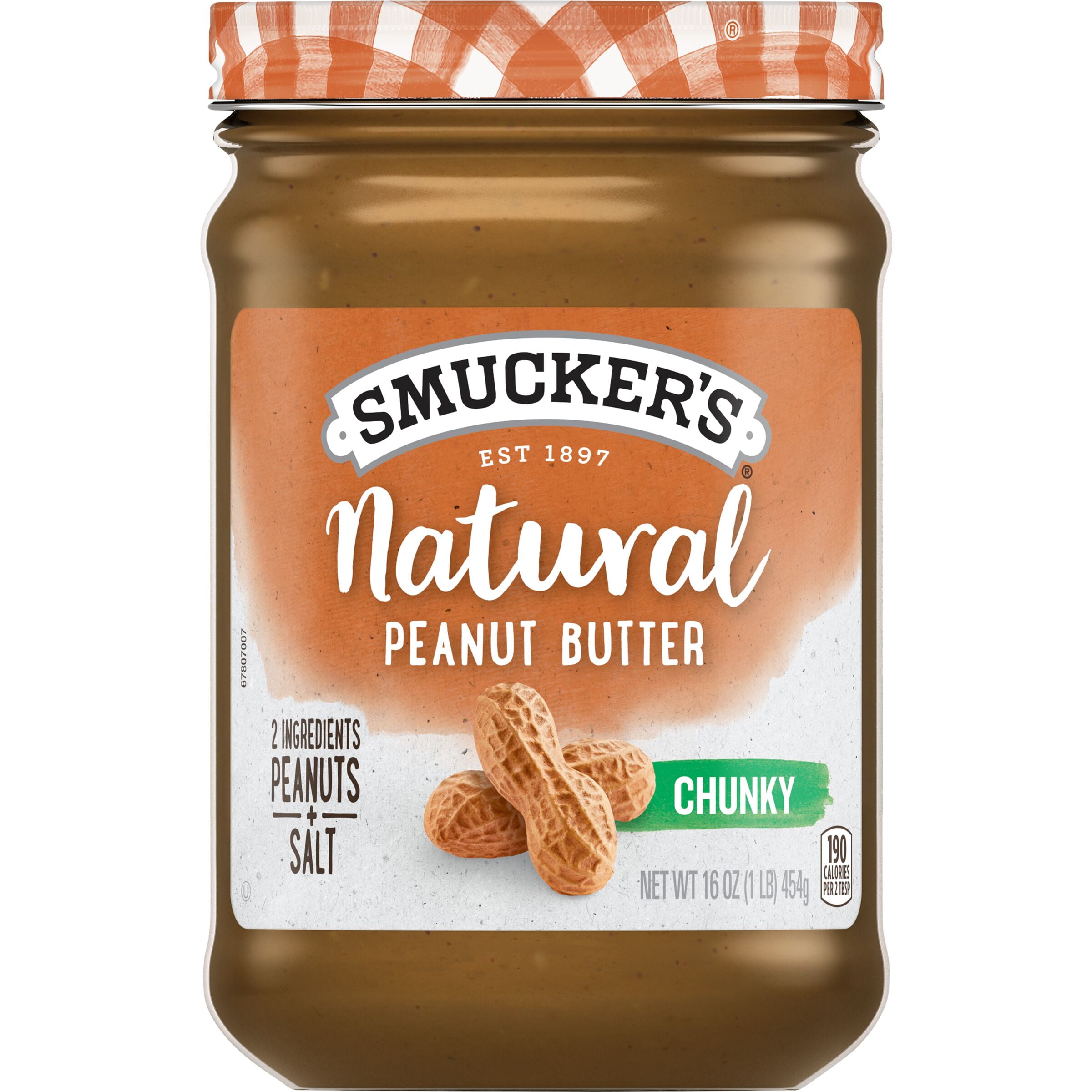 Smucker s Natural Chunky Peanut Butter 16 Ounces Walmart smucker-s-natural-chunky-peanut-butter-16-ounces-walmart