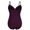 thumbnail image 5 of Hilor One Piece Bathing Suit for Women Ruched Underwire Swimsuit Tummy Control Swimwear, 5 of 7
