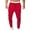 Red, variant on Honeeladyy Men's Joggers Sweatpants Gym Training Workout Pants Slim Fit with Zipper Pockets Hiking Pants for Men