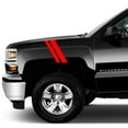 thumbnail image 2 of Clausen's World Fender Hash Bar vinyl Race Stripes Sport 2" & 3" Decals - Compatible with Chevrolet Silverado, 2 of 6