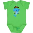 thumbnail image 3 of Inktastic Pirate Shark, Cute Shark, Little Shark, Blue Shark Boys or Girls Baby Bodysuit, 3 of 5