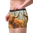 thumbnail image 2 of Uemuo Yak Pattern Men's Boxer Briefs,Trunk Anti-Chafing,Comfortable, Durable, and Stylish Underwear-Large, 2 of 9