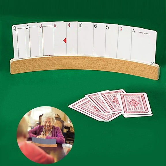Toolix Woodworking Tools 1Pc Wooden Playing Card Rack
