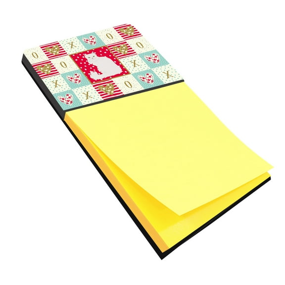 Asian Semi Longhaired Cat Love Sticky Note Holder
