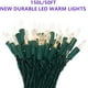 thumbnail image 3 of Luces navideñas impermeables de tubo de vidrio de alambre blanco cálido y verde 200LED Ormromra CJWUS-3423, 3 of 6