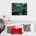 thumbnail image 4 of ONETECH Wall Art for Underwater BAR Octopus Steampunk New Giant Canvas Wall Art Kitchen Wall Decoration Picture Canvas Prints Framed Ready to Hang Contemporary Canvas Artwork for Wall Decor 20\x16\, 4 of 4