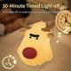 thumbnail image 4 of Reindeer Night Light, Silicone Touch Control Nursery Lamp with Timer & 3 Brightness Levels, Portable Table Decor for Kids, 4 of 5