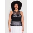 thumbnail image 2 of Womens Plus Size Queen 08 Original Champions Tank Top, 2 of 5