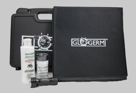 Glo Germ Classroom Kit w/Gel UV Flashlight Charts & Xtras Great for Students!