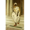 thumbnail image 2 of Deutsch, Ludwig 21x32 White Modern Wood Framed Museum Art Print Titled - The Emir, 2 of 4