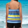 thumbnail image 4 of Conjunto de tankini con tiras en la espalda con estampado conservador para mujer Trajes de baño de dos piezas Traje de baño OAVQHLG3B Store lin121212, 4 of 4