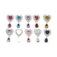 thumbnail image 4 of 10 Piezas de Botones de Diamantes de Imitación, Adornos de Botones Artesanales, Colgante de Corazón, Decoración de Aleación para Bolsos, Lazo para El, 4 of 8