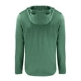 thumbnail image 3 of Men's Cutter & Buck Hunter Green South Florida Bulls Coastline Epic Comfort Eco Recycled Long Sleeve Hoodie T-Shirt, 3 of 3