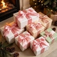 thumbnail image 4 of Single Faced Satin Wired Edge Ribbon, 20-Yard Polyester Satin Wrapping Ribbon for Bows, 2.48 Inches Wide Craft Fabric Binding Ribbon for Xmas Invitation Card Making Gifts Decoration, 4 of 6