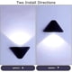 thumbnail image 2 of Aplique LED de pared para exterior de 5 W, IP66, resistente al agua, moderno aplique de pared metálico para exterior, luz interior/exterior para patio, jardín, terraza, cerca de la pared, patio, villa, 2 of 5