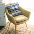 thumbnail image 2 of Throw Pillow Covers 20x20 Inch, Lake Farmhouse Decorative Pillow Cases for Couch Sofa Bed, Vintage Wood Grain Country Pastoral Cotton Linen Square Home Decor Pillowcases with Hidden Zipper, 2 of 7