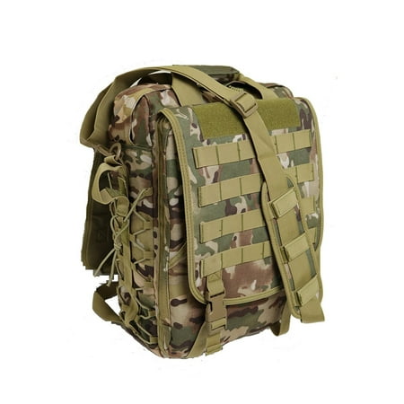 Multi-function Laptop Case Bag Shoulde Backpack Tactical Military Gear MOLLE Bag Assault Rucksack Pack Student School Outdoor Camping Trekking