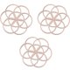 thumbnail image 1 of Salvamanteles de silicona más gruesa de 2 uds, soporte para ollas calientes para mesa, platos calientes, ollas, sartenes, antideslizantes y resistentes al calor Feliz Sencillez, 1 of 4
