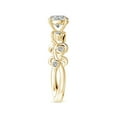 thumbnail image 3 of ANGARA Natural 0.6 Ct. Diamond Fashion Ring in 14K Yellow Gold for Women (Ring Size: 11.5), 3 of 9