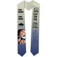 thumbnail image 4 of H-E 10pcs 60" Sublimation Blank White Unisex Plain Graduation Stole Satin Sash Honor Stole Scarf, 4 of 6