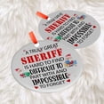 thumbnail image 3 of Sheriff Christmas Ornament, Xmas Hanging Ornament, Mother’S Day Ornament, Valentine Ornament Gift, Celebration Hanging Decor, Keepsake 2025, 3 of 5