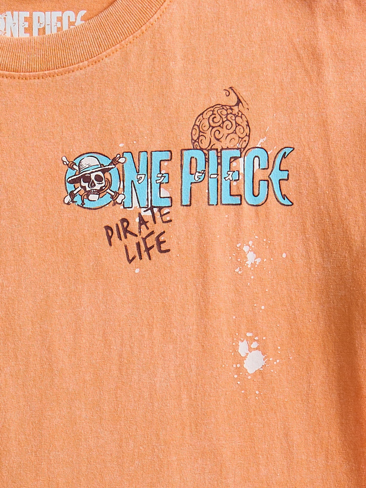 One Piece Boys Mineral Wash Graphic Tee, Sizes 4-18