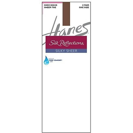 - Women's Silk Reflections Silky Sheer Knee Highs (2-Pack)