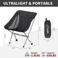 thumbnail image 3 of Silla de camping Naturehike YL05 ultraligera de 1,1 kg con soporte para 150 kg, 3 of 6