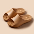 thumbnail image 2 of Domzle Arch-Support Men Women's Slide Sandals - Cushioned Cloud Summer Women House Slippers Comfy Shoes for Indoor Outdoor Pool Beach Coffee, 2 of 6