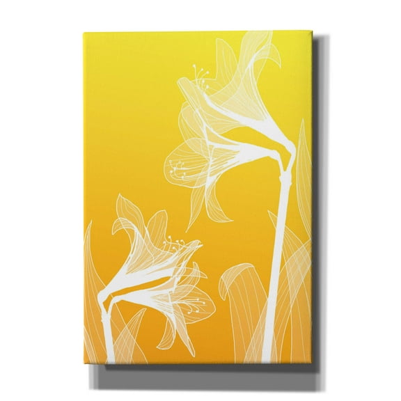 Epic Graffiti 'Floral 3' by Graphinc, Canvas Wall Art, 18"x26"