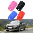 thumbnail image 2 of 3 Buttons Silicone Car Key Cover Case for Kia RIO K2 for Hyundai I20 Car Remote Control Key Protection Shell Fob, 2 of 6