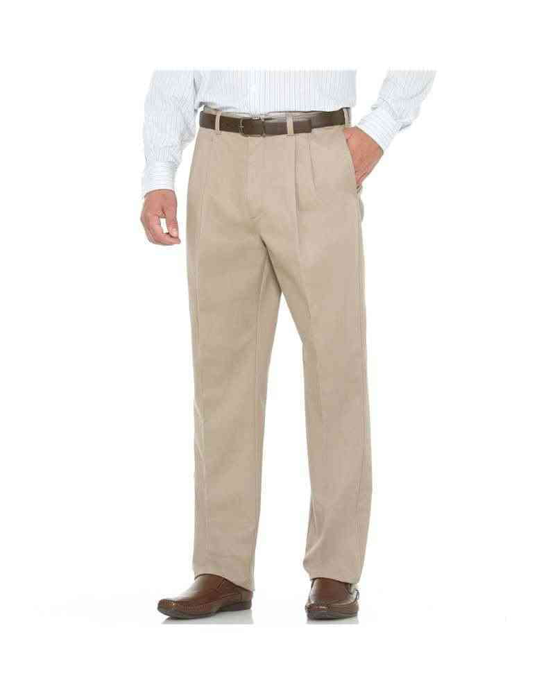 Savane Men's Pleated Front Performance Chino Pants - Walmart.com
