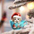 thumbnail image 3 of 3 Pcs Cat Christmas Ornaments under $5! Xqxayjr Christmas Tree Ornament 2024, 2D Acrylic Christmas Pendant, Cat Themed Xmas Decor, Hanging Ornaments for Christmas Tree, Holiday Party Car Home Decor, 3 of 5
