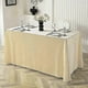 thumbnail image 2 of Tablecloth Oblong Shape Pure Color Easy Care Velvet Table Protection Banquets Party Decoration Tablecloth Diner Hotel Restaurant Picnic Table Cover-Yv, 2 of 5