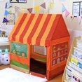 thumbnail image 3 of Tienda de campaña portátil para niños, juego de juguete, castillo plegable de princesa Príncipe (marrón) Likrtyny juguetes de los niños, 3 of 9