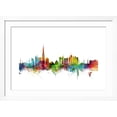 thumbnail image 2 of Art.com Dubai Skyline Art Print by Michael Tompsett, White Frame Wall Art, 44" x 32", 2 of 5