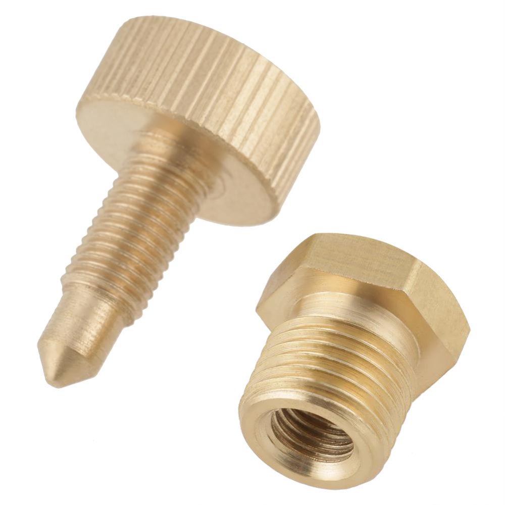 Tebru Air Bleed Valve, 1pcs Brass Air Bleed Valve Screw For High