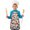 Cute Hedgehogs and, variant on Cute Hedgehogs and Red Mushrooms Pattern Kids Aprons for Girls and Boys,Adjustable Neck Strap Toddler Aprons for Kids Cooking Baking