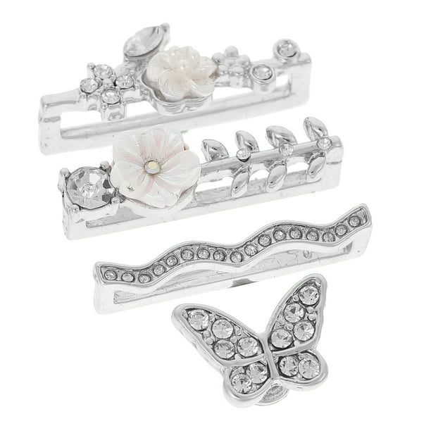 4 Uds. De dijes para correa de reloj, pulsera, anillo, pasador, pulsera para reloj inteligente, decoraciones