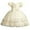 Style B#041 Champagne, variant on Girls Princess Gown Performance Girls Formal Dress Puff Sleeve Embroidered Bodice Layered Tulle Skirt with Bowknot for Special Occasions and Parties Princess Dress Up for Girls 4-6 (White 70)