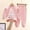 Pink A2, variant on Hrsba Kids Outfit Set Long Sleeve Crew Neck Top and Elastic Waist Pants 2 Piece Set for Daily Wear Cool Season for 6 Months-10 Years