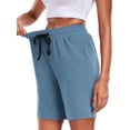 thumbnail image 5 of Cadmus Womens 9" Hiking Shorts Quick Dry Athletic Shorts for Women Casual Running Shorts with Pockets, 5 of 6
