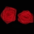 thumbnail image 2 of The Ribbon People Club Pack of 48 Sheer Red Rose Craft Ribbon Flowers 2", 2 of 2