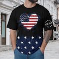 thumbnail image 2 of NIEWTR Men's Big and Tall T Shirts 250 Years American Shirt for Men American Flag T Shirt 4th of July Shirts 250 Years Birthday Tees Tops(Black,L), 2 of 5
