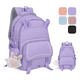 thumbnail image 2 of Mochila Escolar Viaje Bolsa Laptop 15.6inch Para Niños  Belug, Violeta, 2 of 5