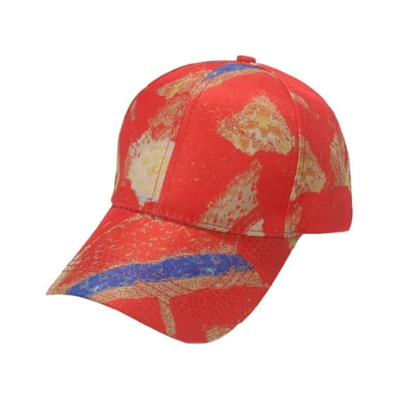 Djtdsds Tie Dye Baseball Cap Adjustable Curved Brim Breathable Sun Hat for Men Women Summer Casual Outdoor Size:M